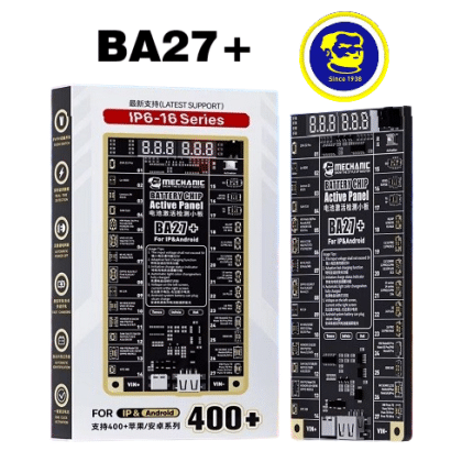 کیت شارژ و تستر باتری آیفون و آندروید از برند MECHANIC مدل +BA27