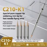نوک هویه سر صاف سری C210 برند OSS-TEAM ضخامت 0.1MM - تصویر 2
