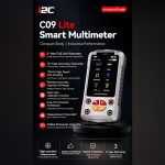 مولتی متر دیجیتال هوشمند i2C C09 Lite - تصویر 4